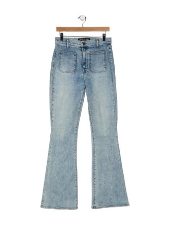 Veronica Beard High-Rise Wide Leg Jeans