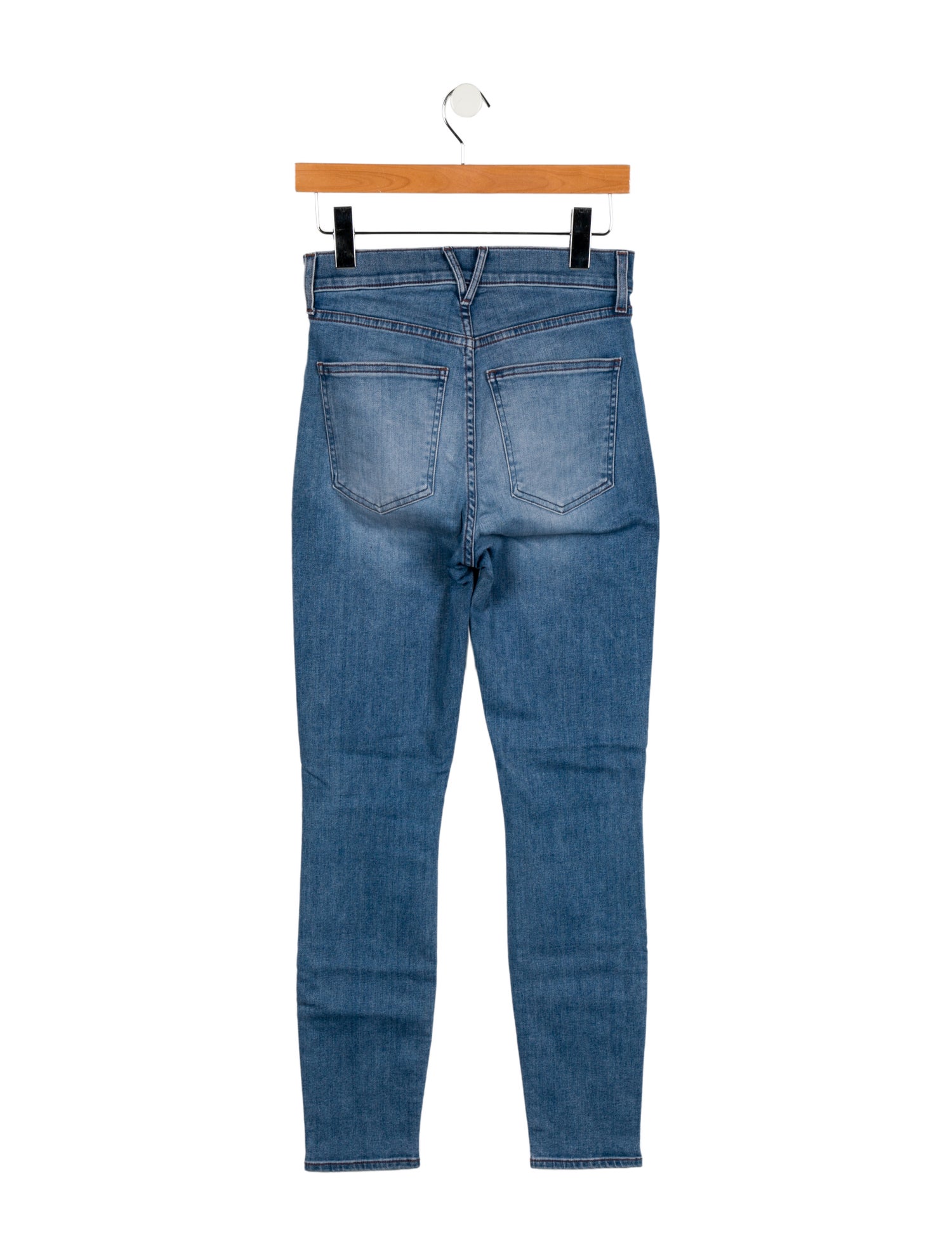 Veronica Beard High-Rise Skinny Leg Jeans