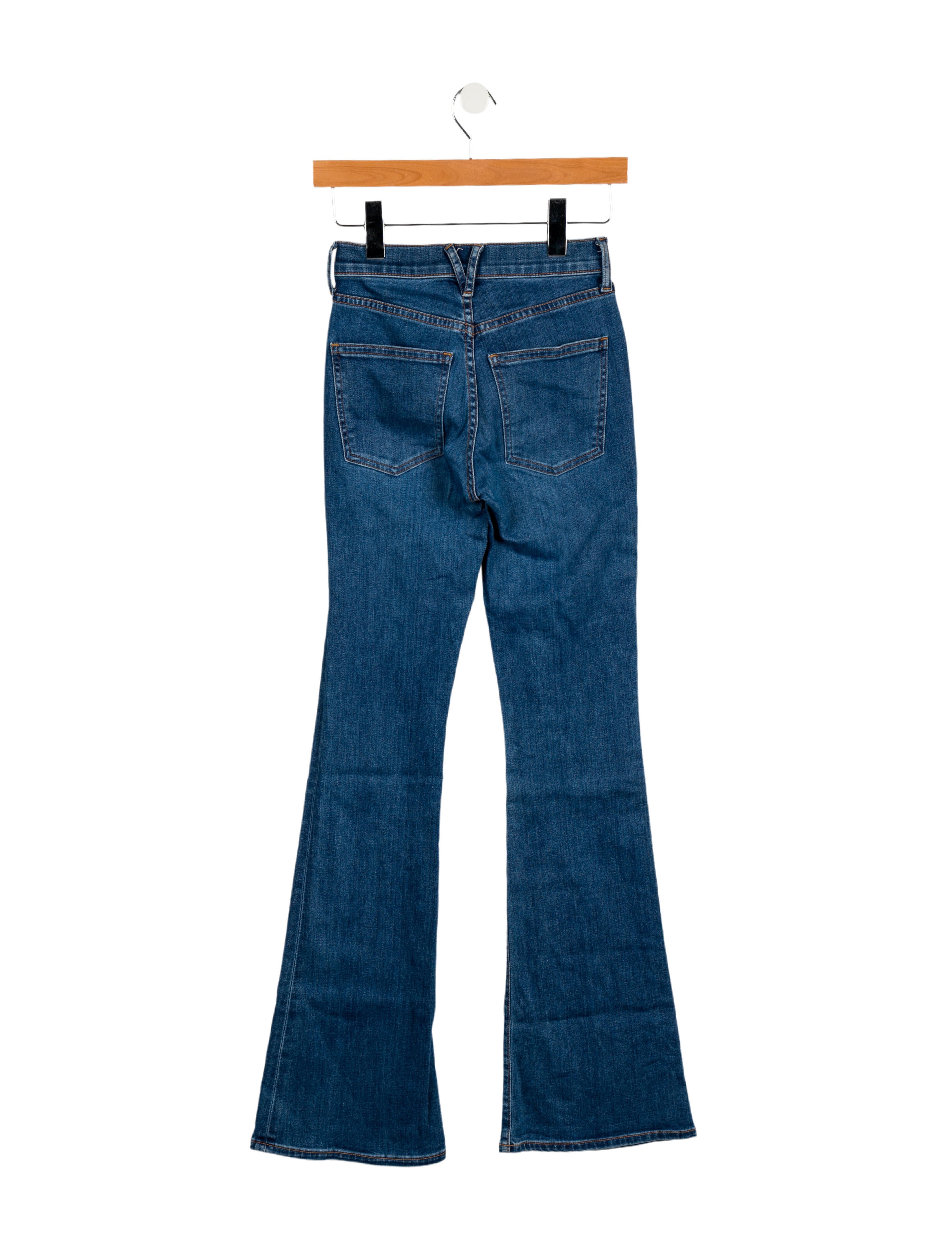 Veronica Beard Mid-Rise Wide Leg Jeans