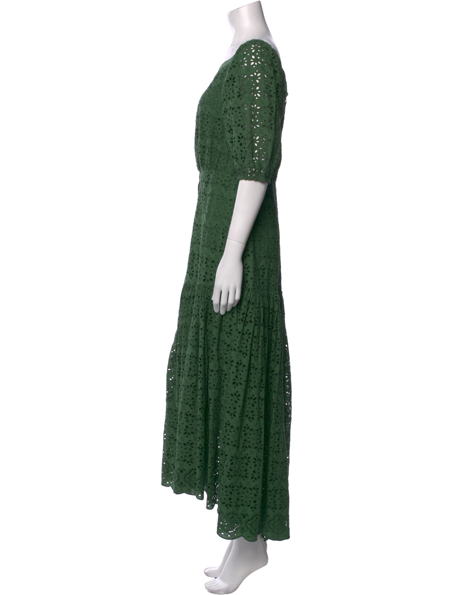 Veronica Beard Square Neckline Long Dress