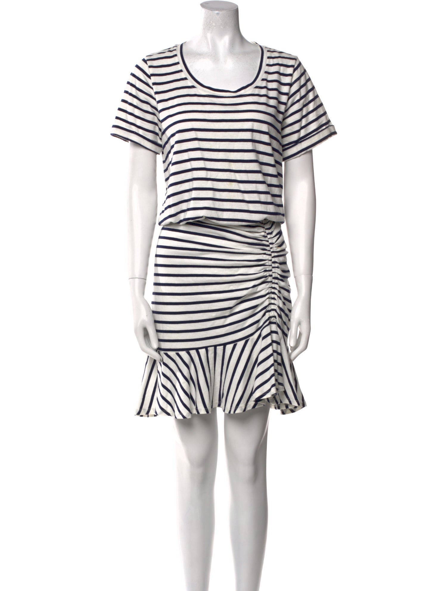 Veronica Beard Striped Knee-Length Dress