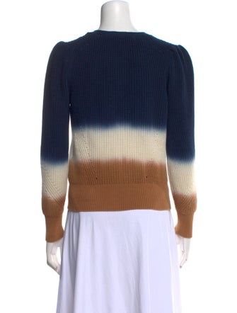 Veronica Beard Striped V-Neck Sweater