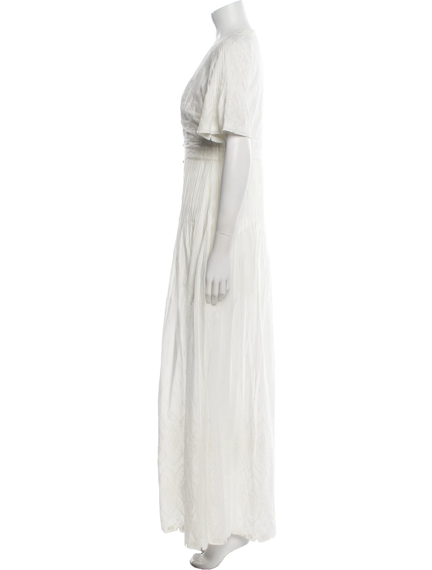 Veronica Beard V-Neck Long Dress