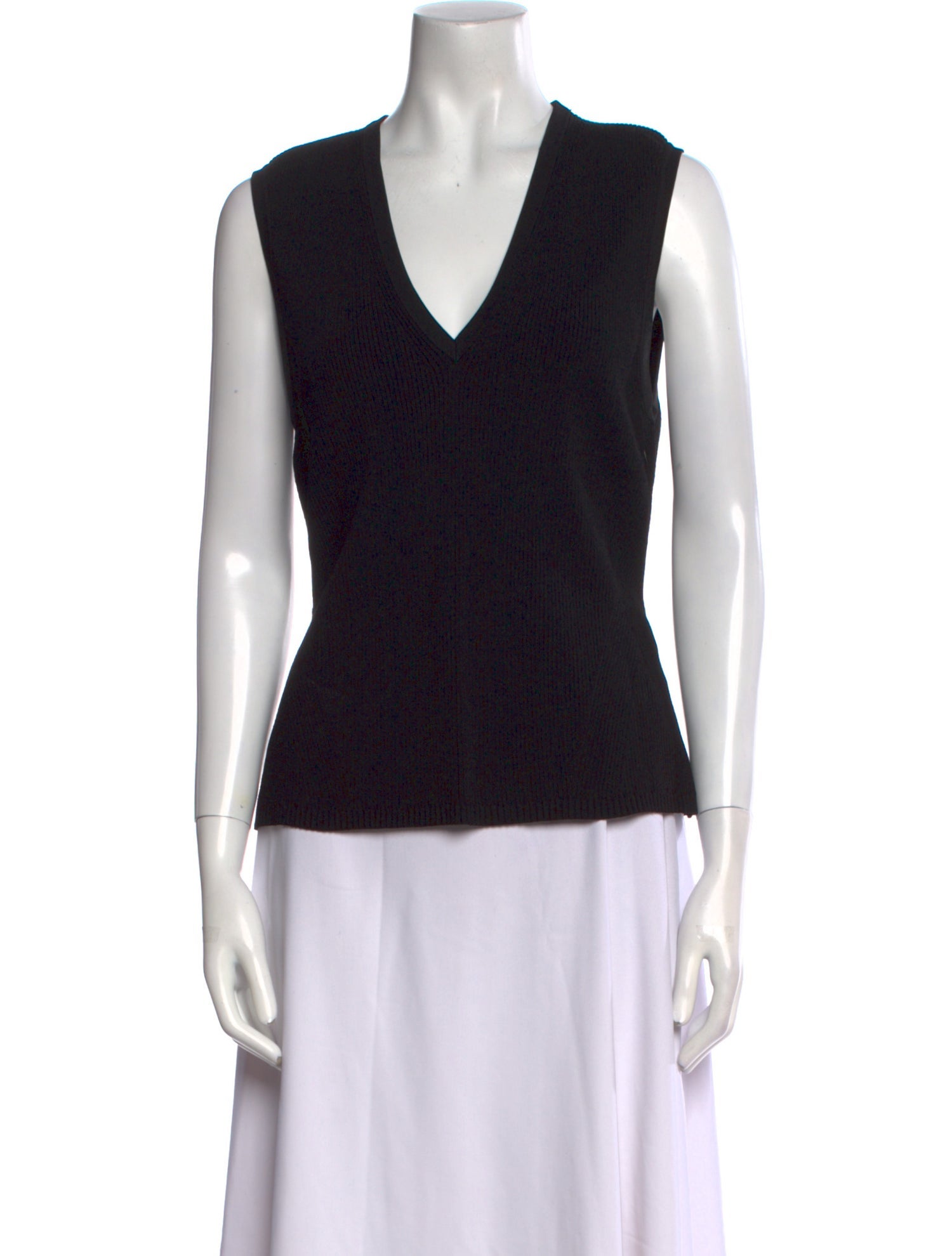 Veronica Beard V-Neck Sleeveless Top
