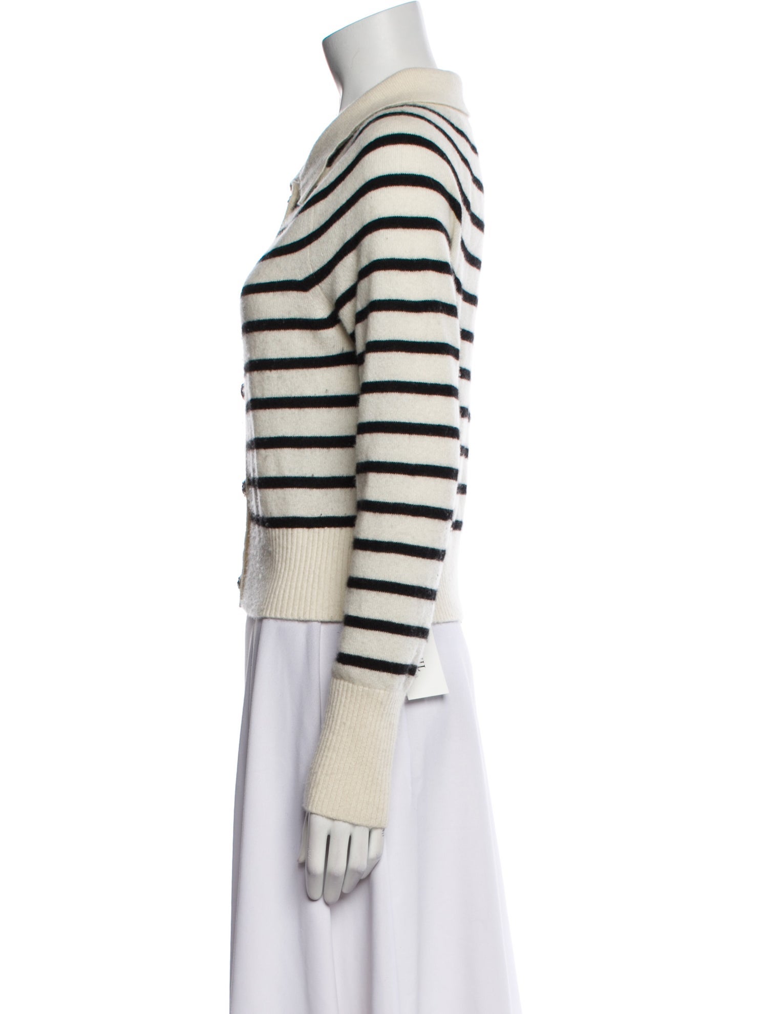 Veronica Beard Cashmere Striped Sweater