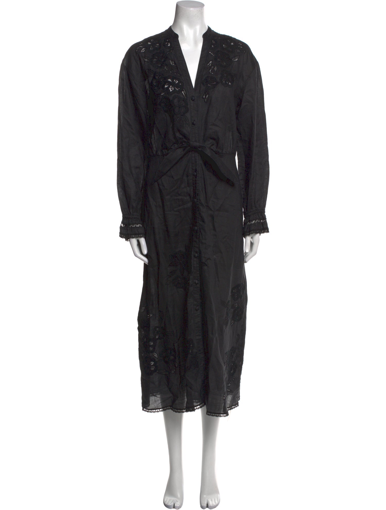 Veronica Beard V-Neck Midi Length Dress