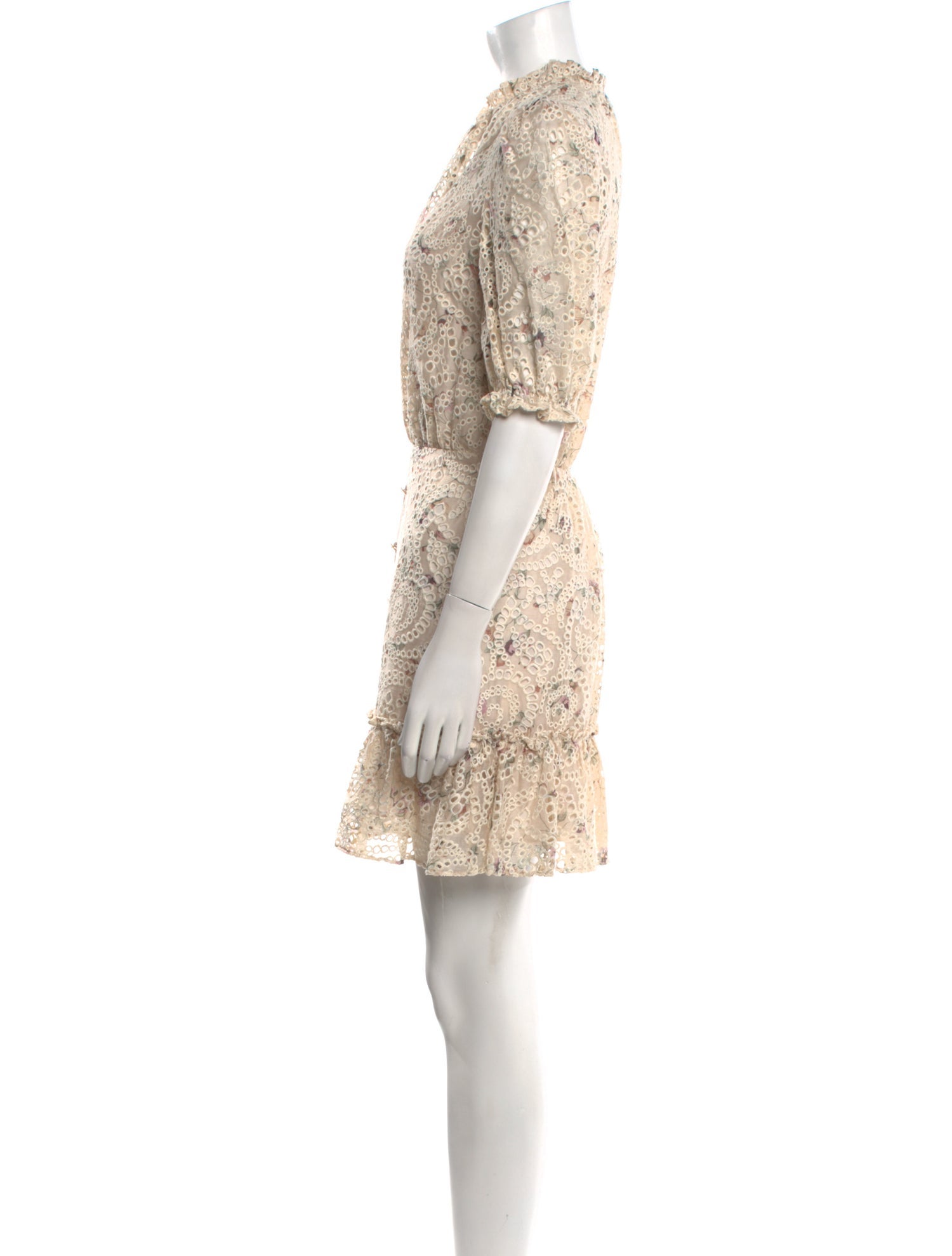 Veronica Beard Floral Print Mini Dress