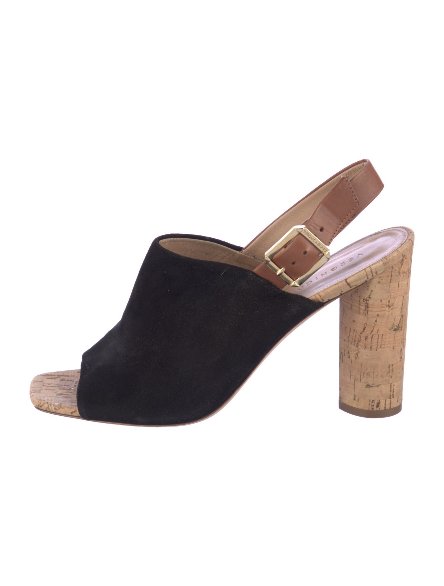 Veronica Beard Suede Slingback Sandals