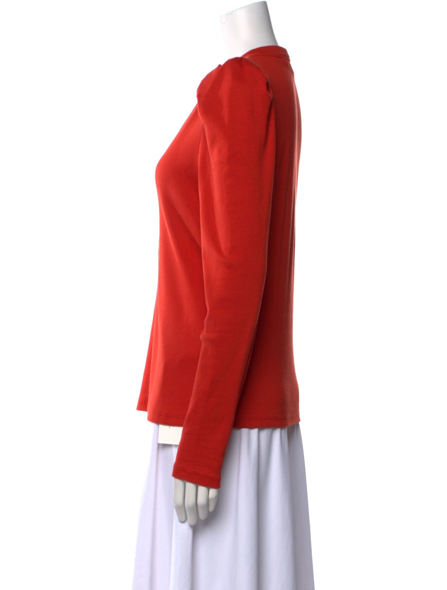 Veronica Beard V-Neck Long Sleeve Blouse