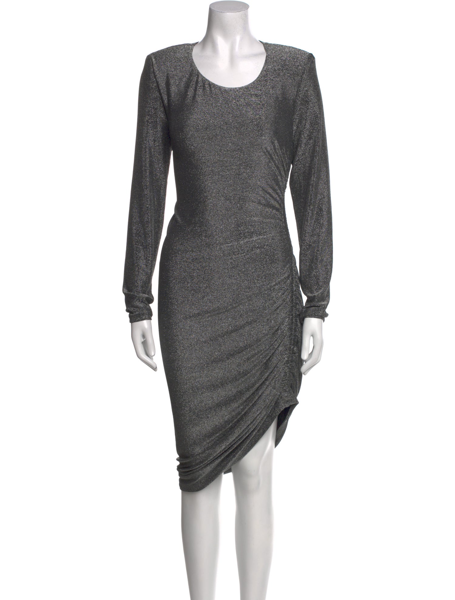 Veronica Beard Scoop Neck Midi Length Dress