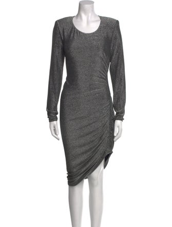 Veronica Beard Scoop Neck Midi Length Dress