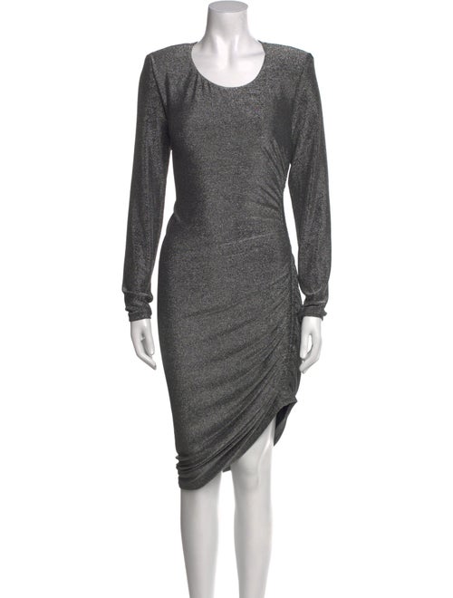 Veronica Beard Scoop Neck Midi Length Dress