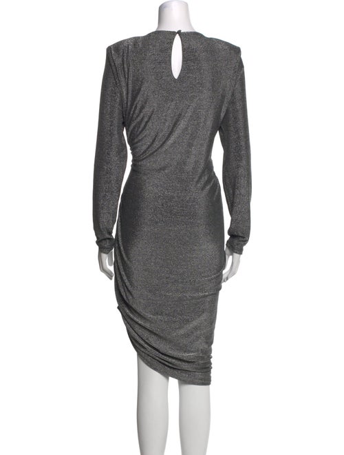 Veronica Beard Scoop Neck Midi Length Dress