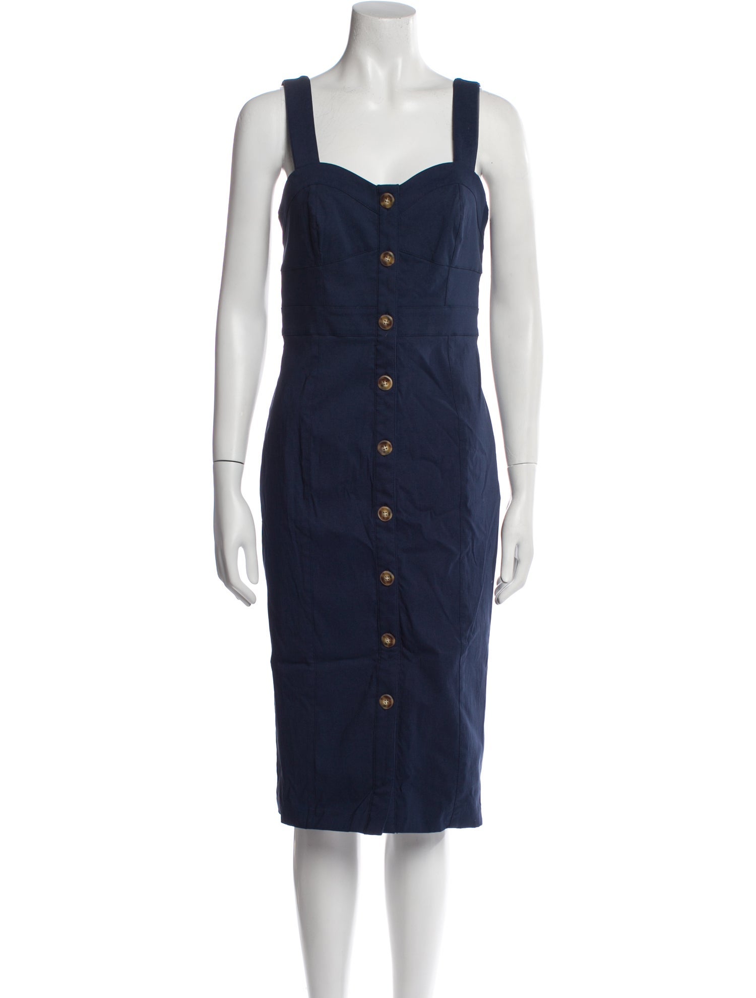 Veronica Beard Square Neckline Midi Length Dress w/ Tags