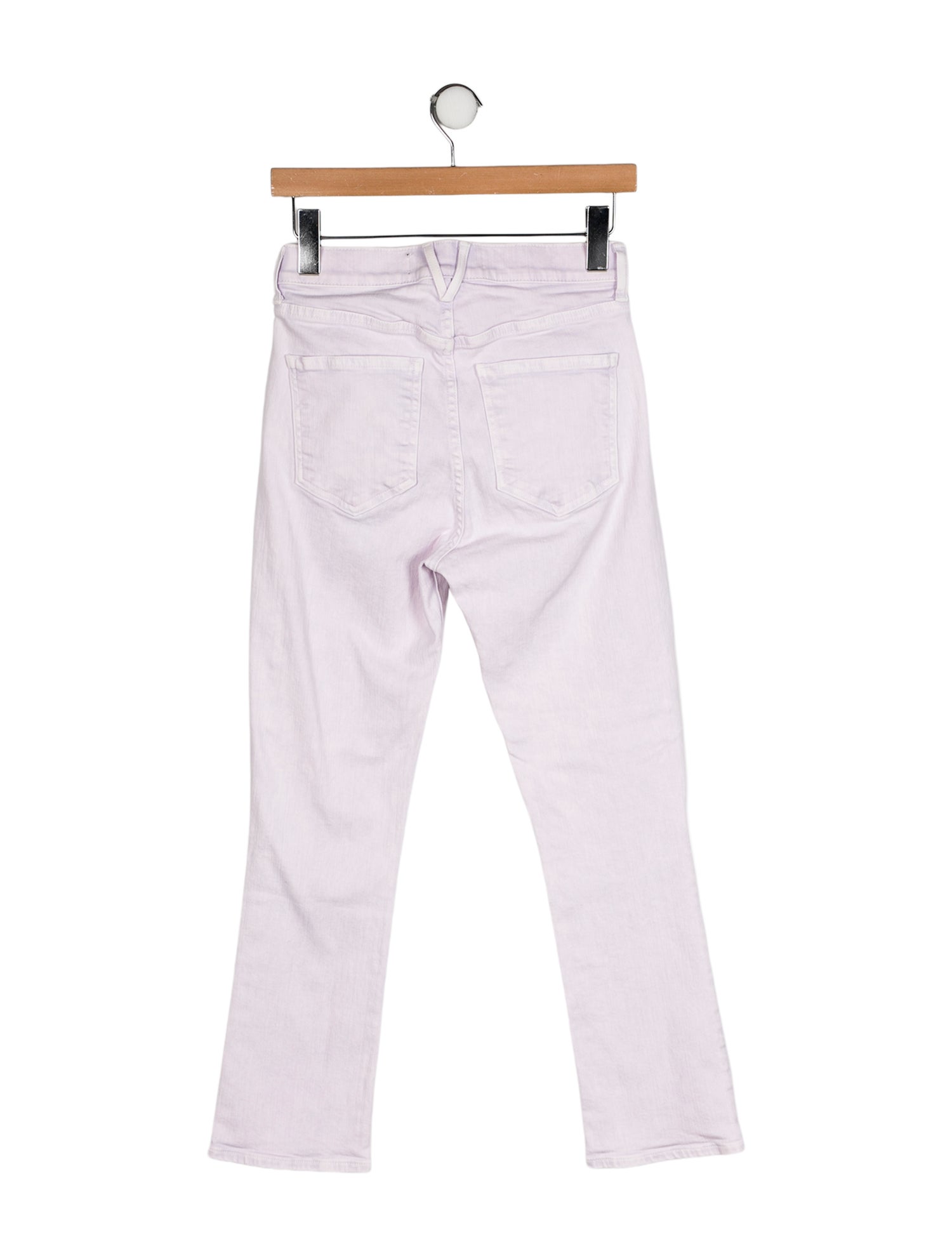 Veronica Beard High-Rise Straight Leg Jeans