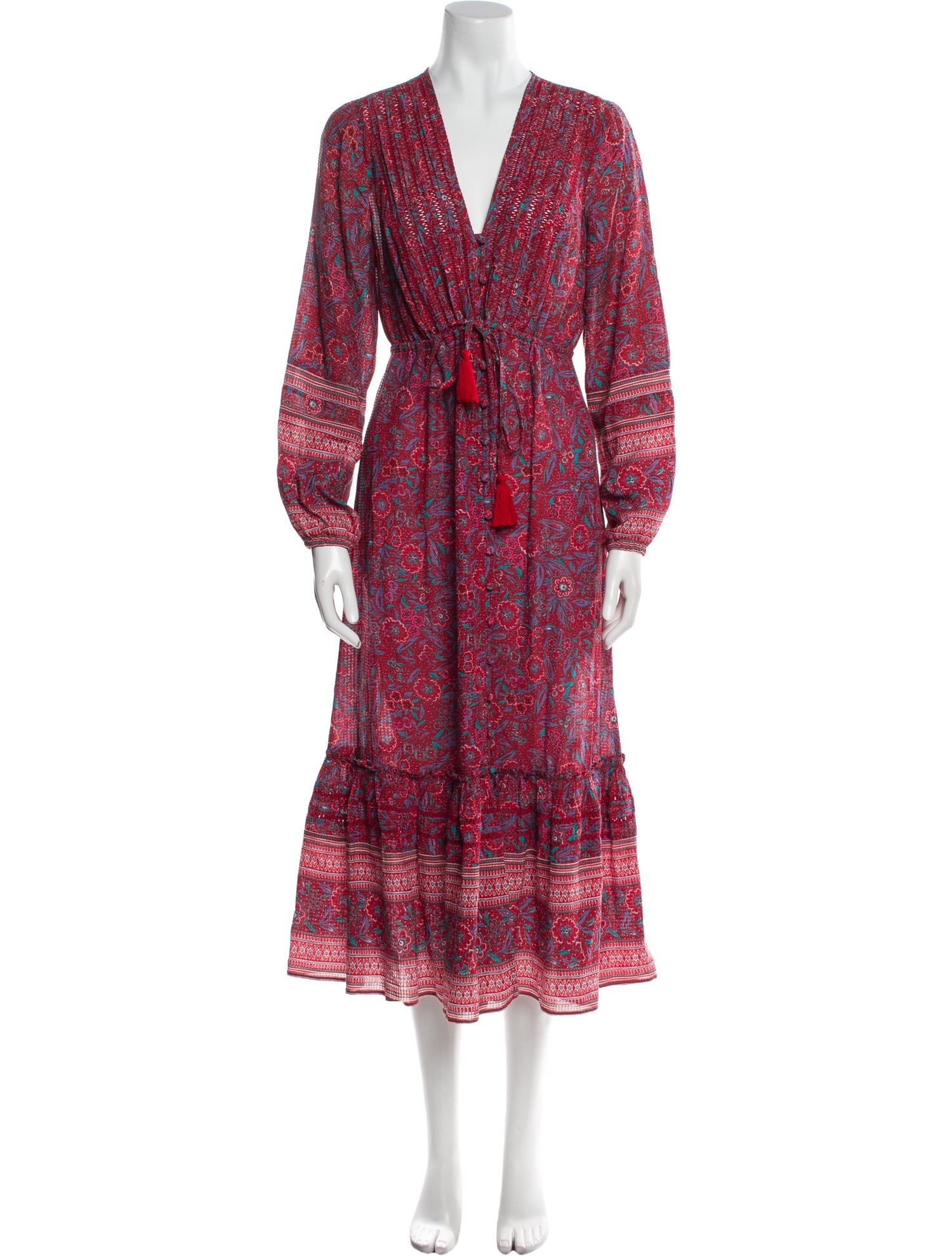 Veronica Beard Printed Long Dress