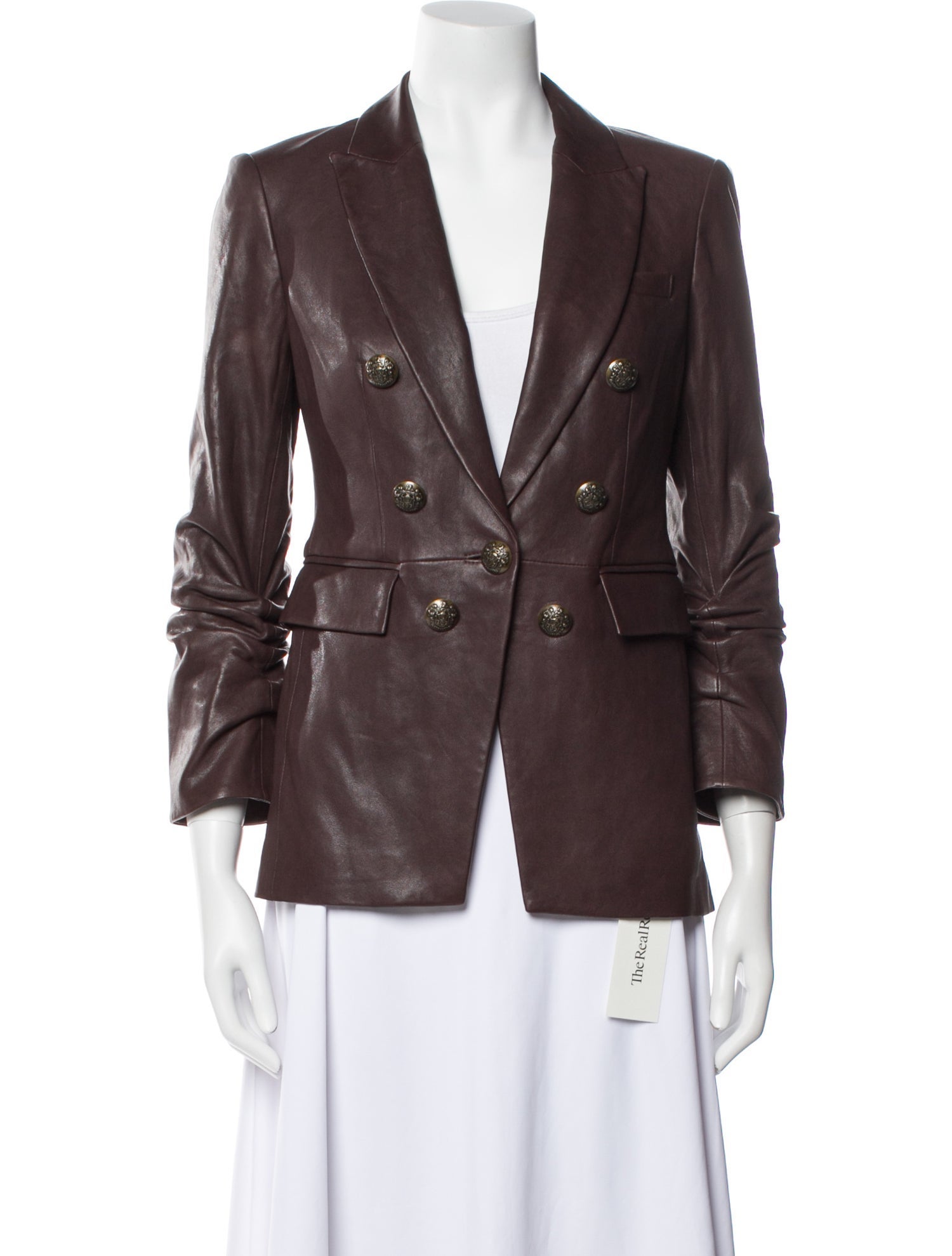 Veronica Beard Leather Blazer