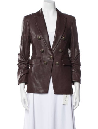 Veronica Beard Leather Blazer