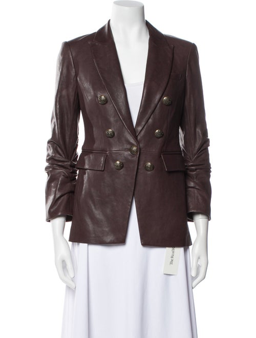 Veronica Beard Leather Blazer