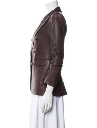 Veronica Beard Leather Blazer