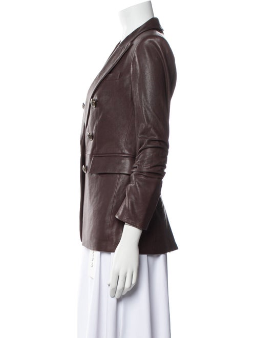 Veronica Beard Leather Blazer