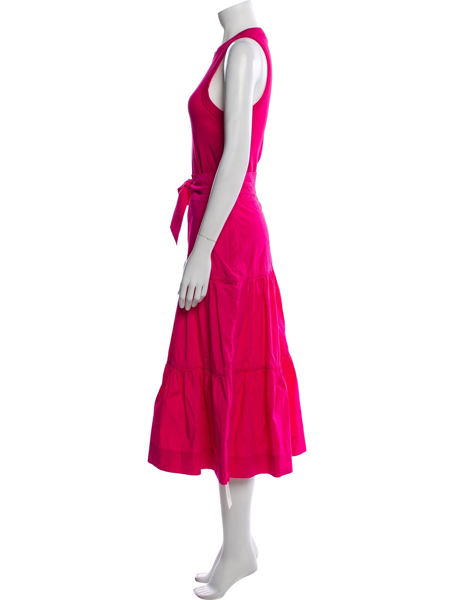 Veronica Beard Crew Neck Long Dress