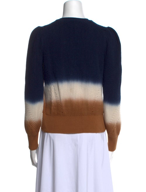 Veronica Beard Striped V-Neck Sweater