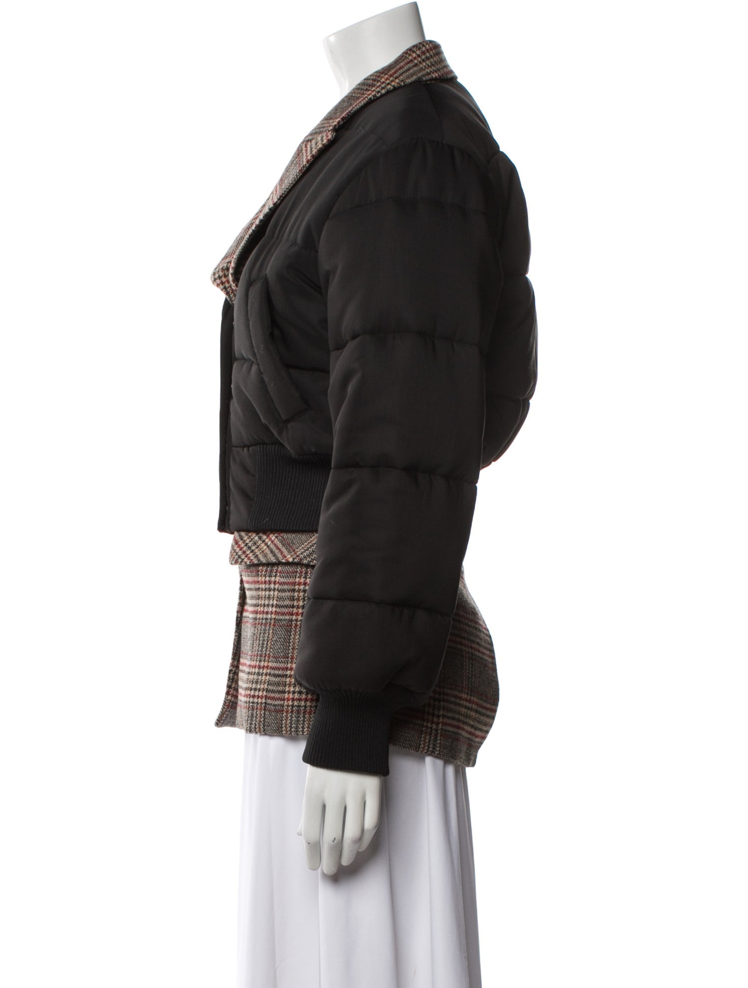 Veronica Beard Plaid Print Peacoat