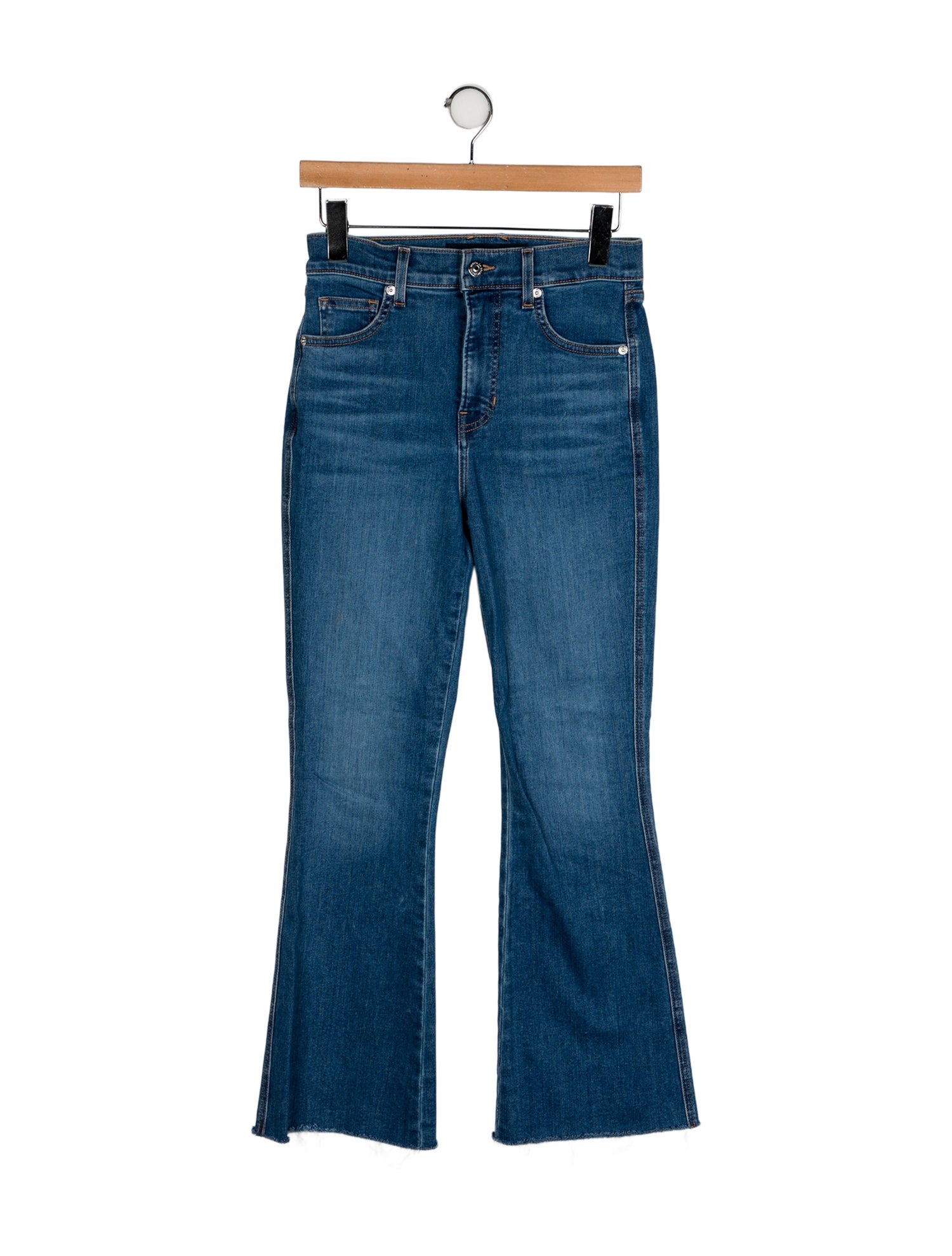 Veronica Beard High-Rise Wide Leg Jeans