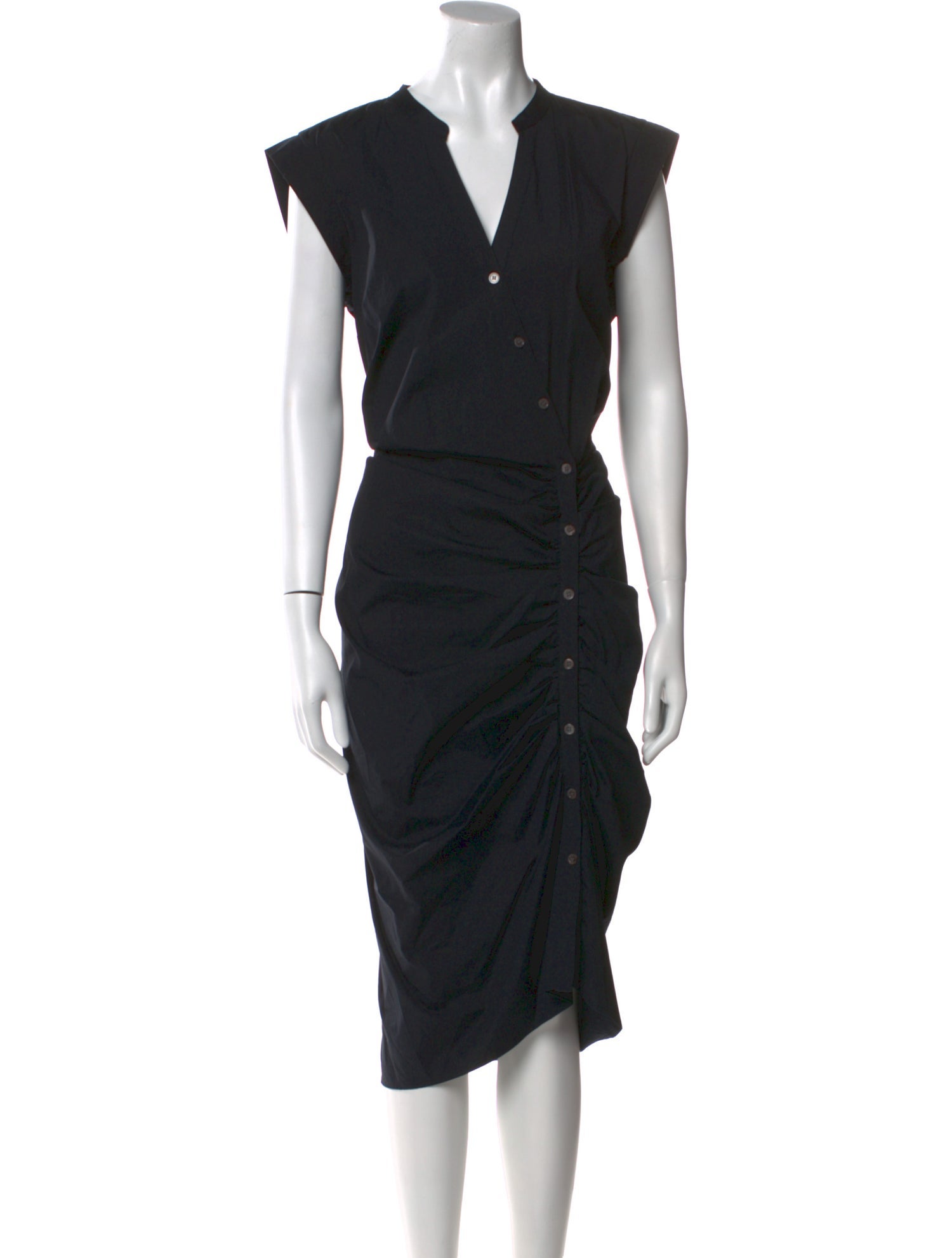 Veronica Beard V-Neck Midi Length Dress