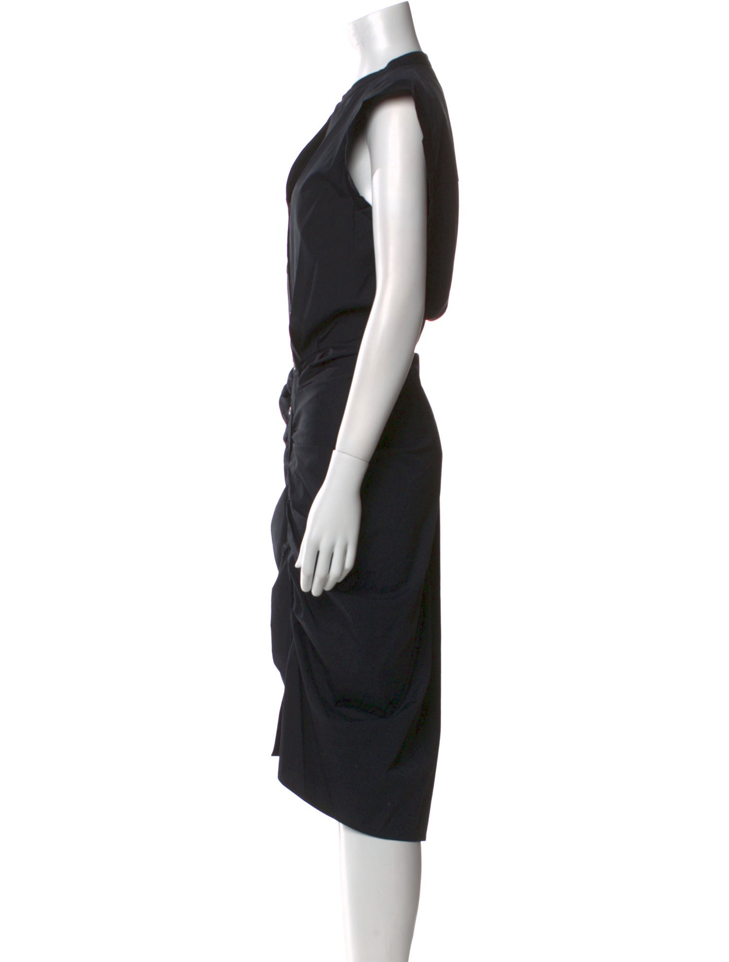 Veronica Beard V-Neck Midi Length Dress