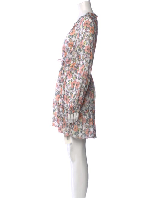 Veronica Beard Floral Print Mini Dress