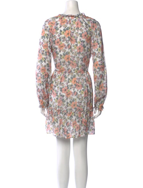 Veronica Beard Floral Print Mini Dress