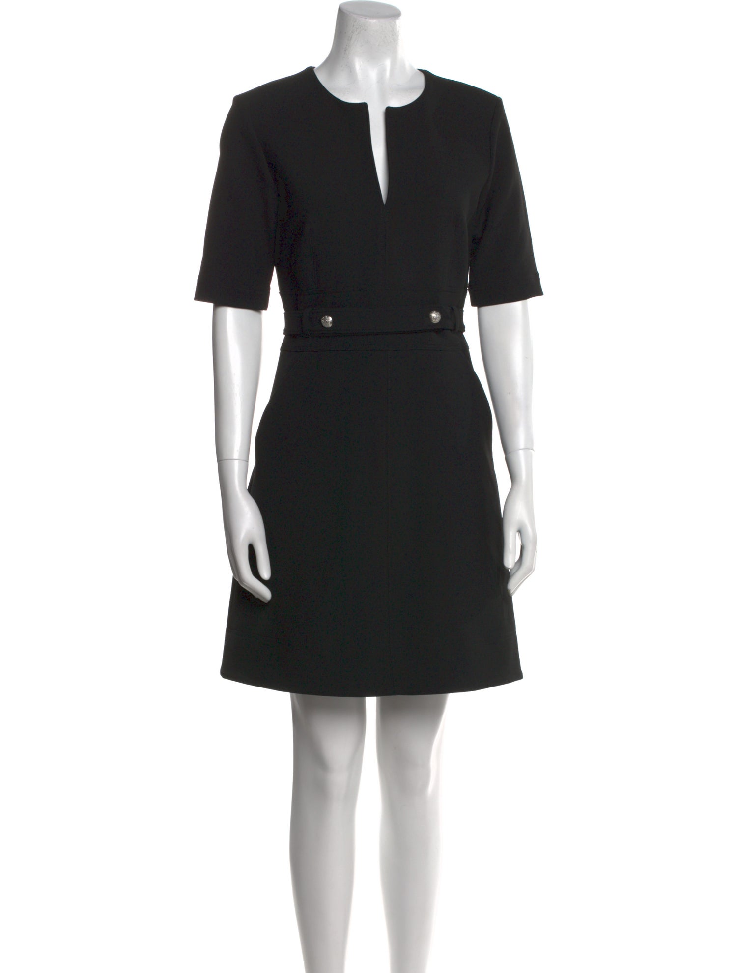 Veronica Beard V-Neck Mini Dress