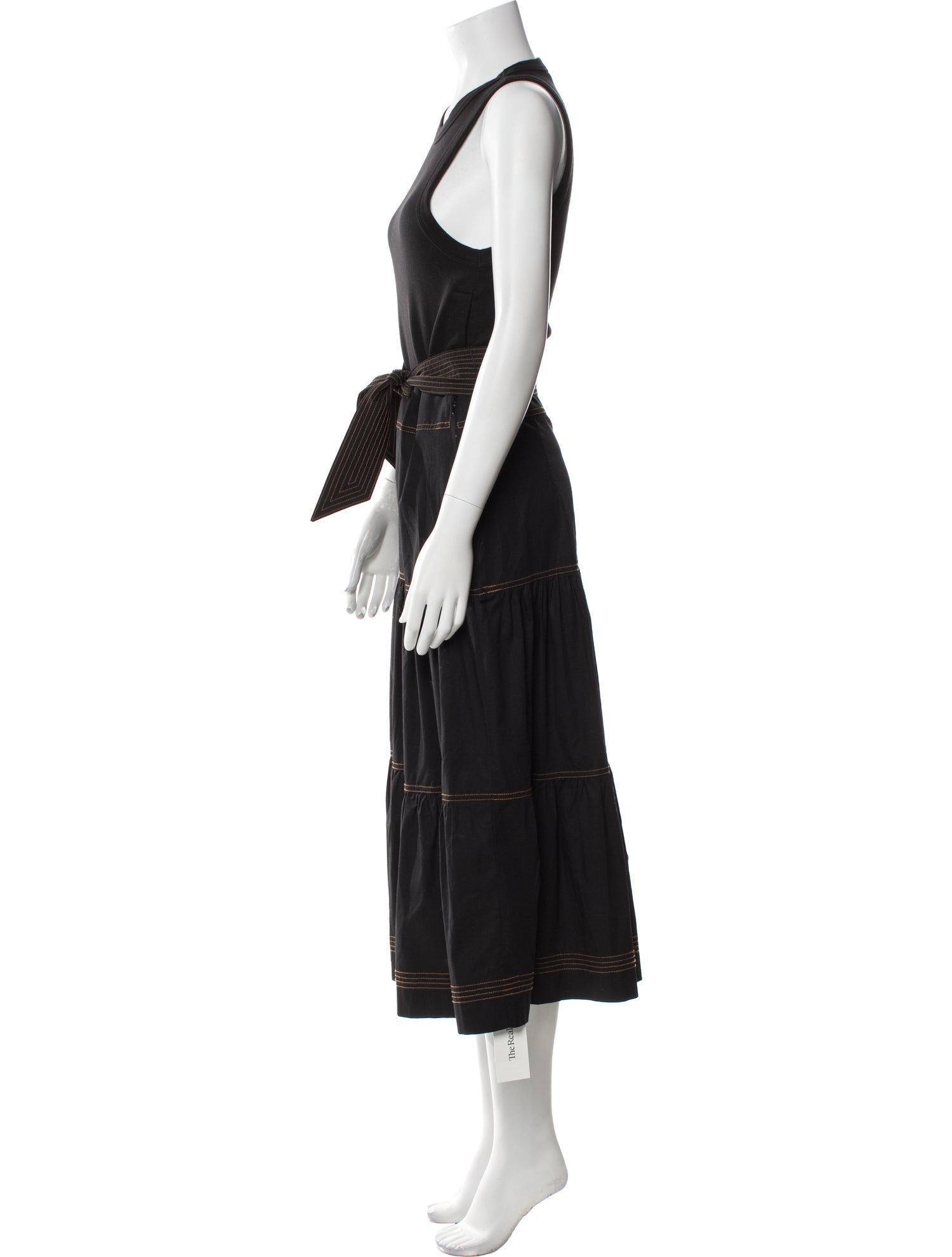 Veronica Beard Crew Neck Midi Length Dress