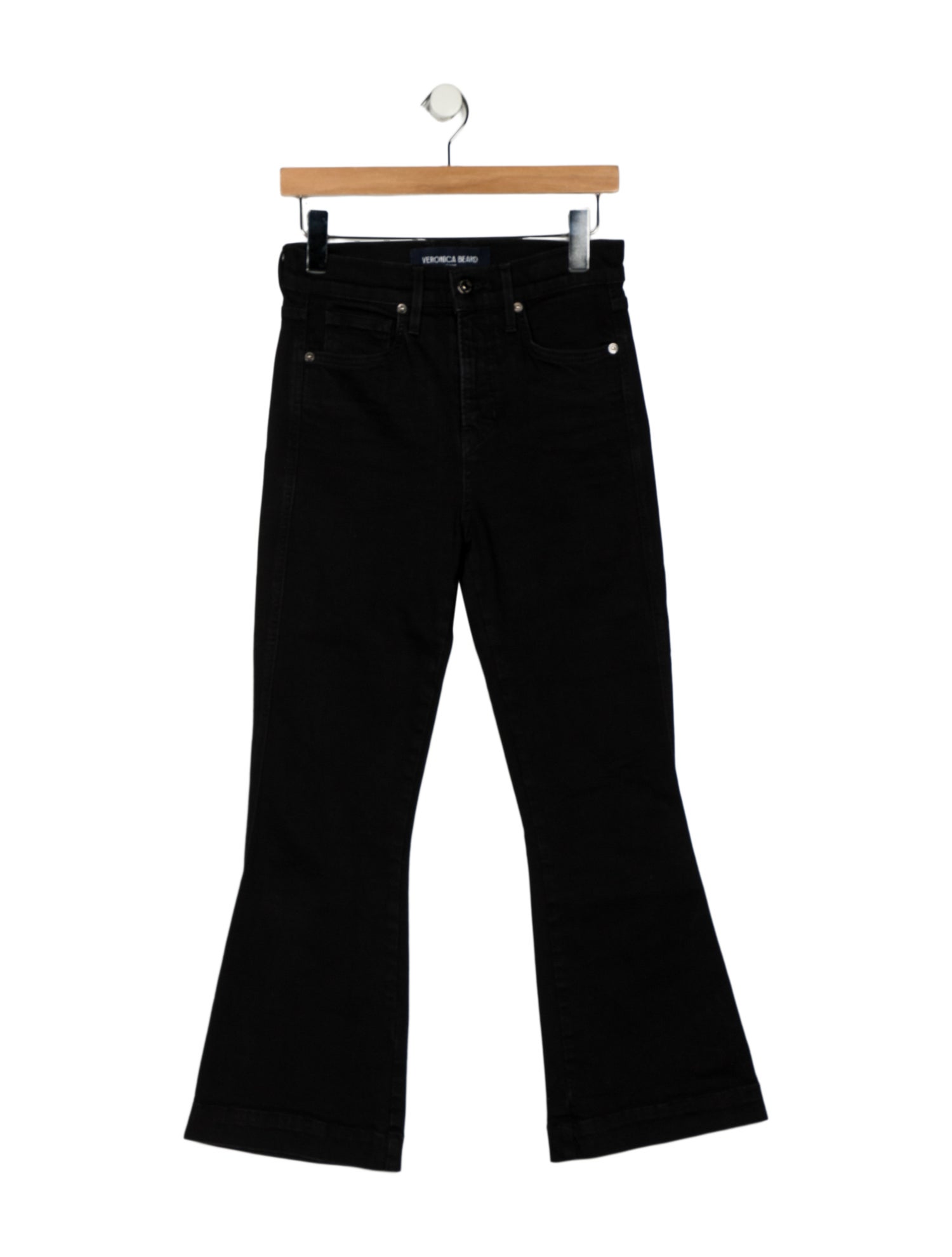 Veronica Beard Carson Ankle Flare Wide Leg Jeans