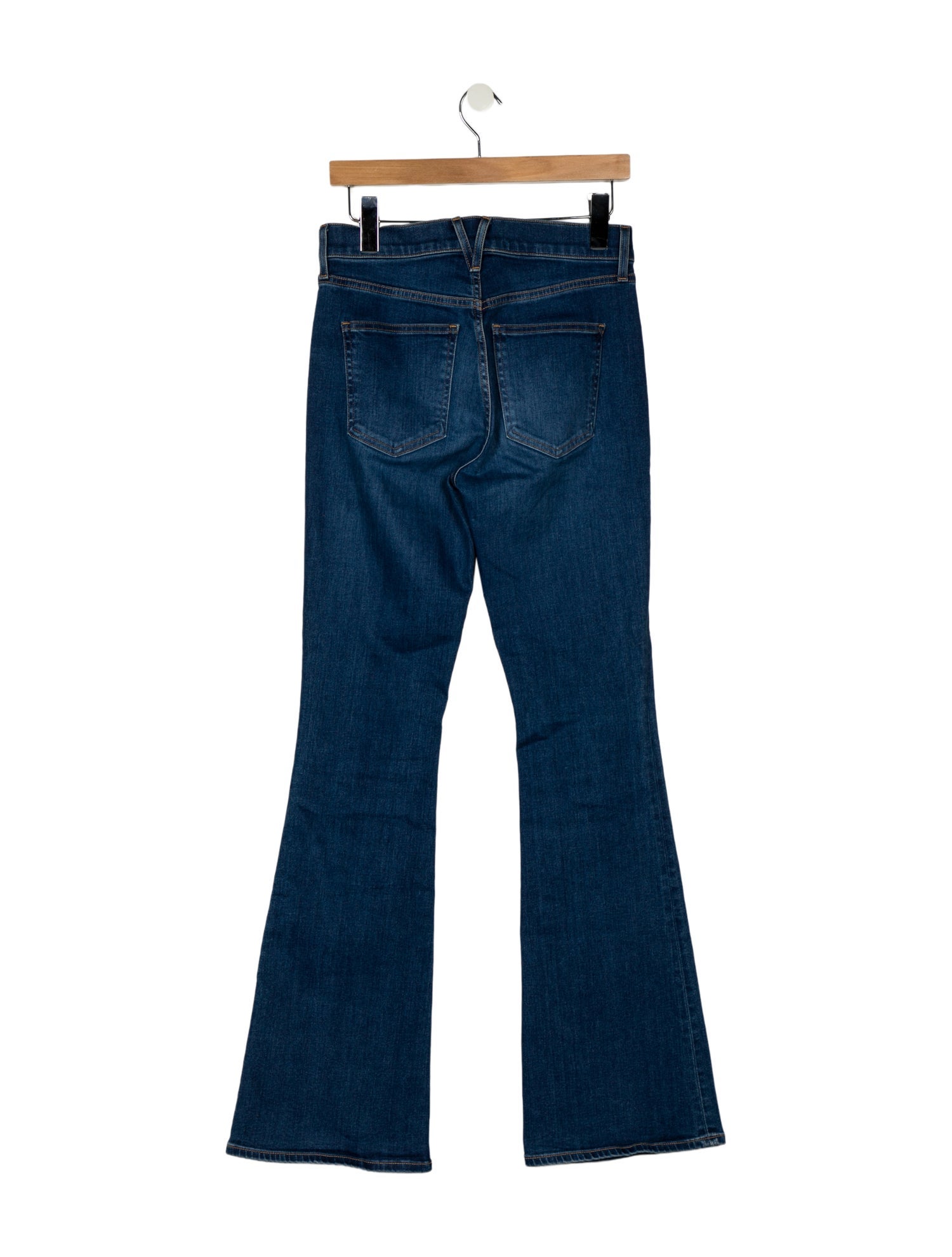 Veronica Beard Mid-Rise Wide Leg Jeans