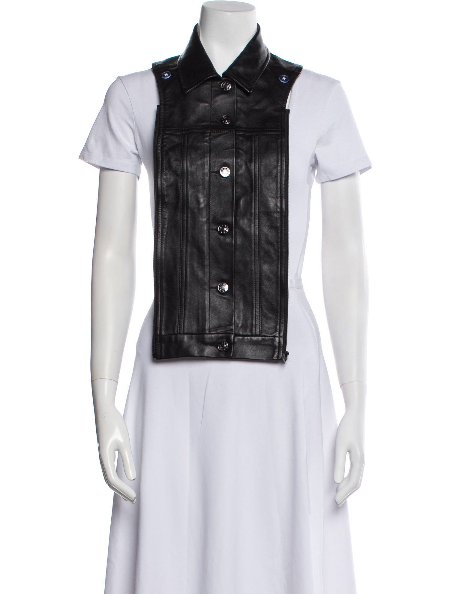 Veronica Beard Leather Dickie