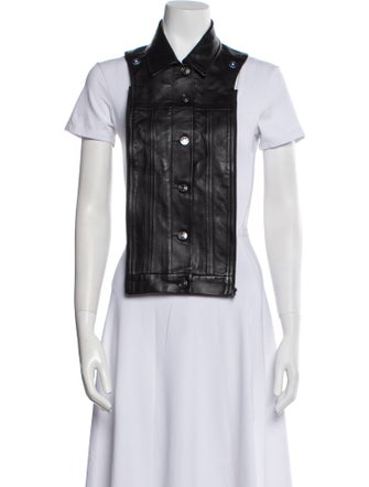 Veronica Beard Leather Dickie