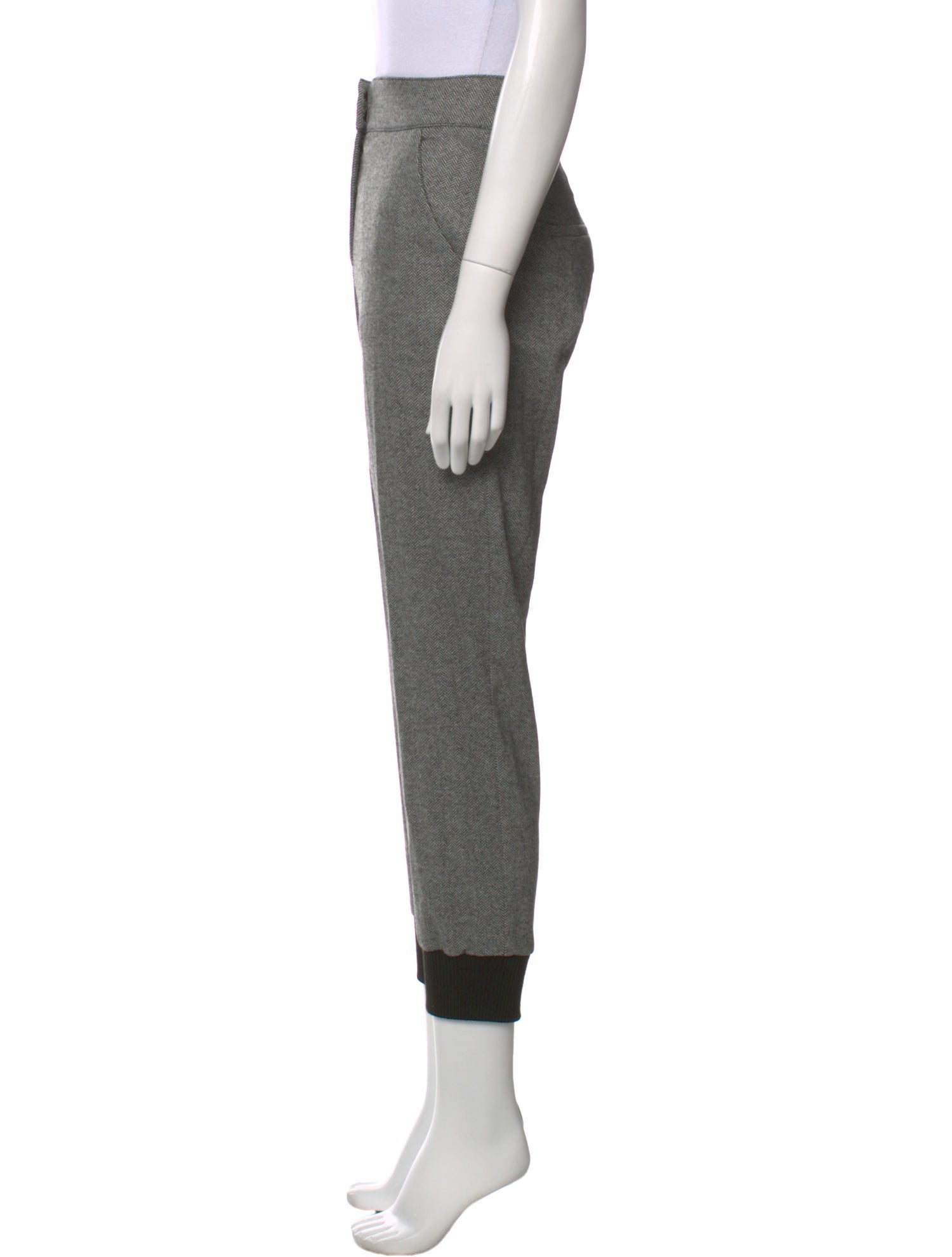 Veronica Beard Colorblock Pattern Skinny Leg Pants