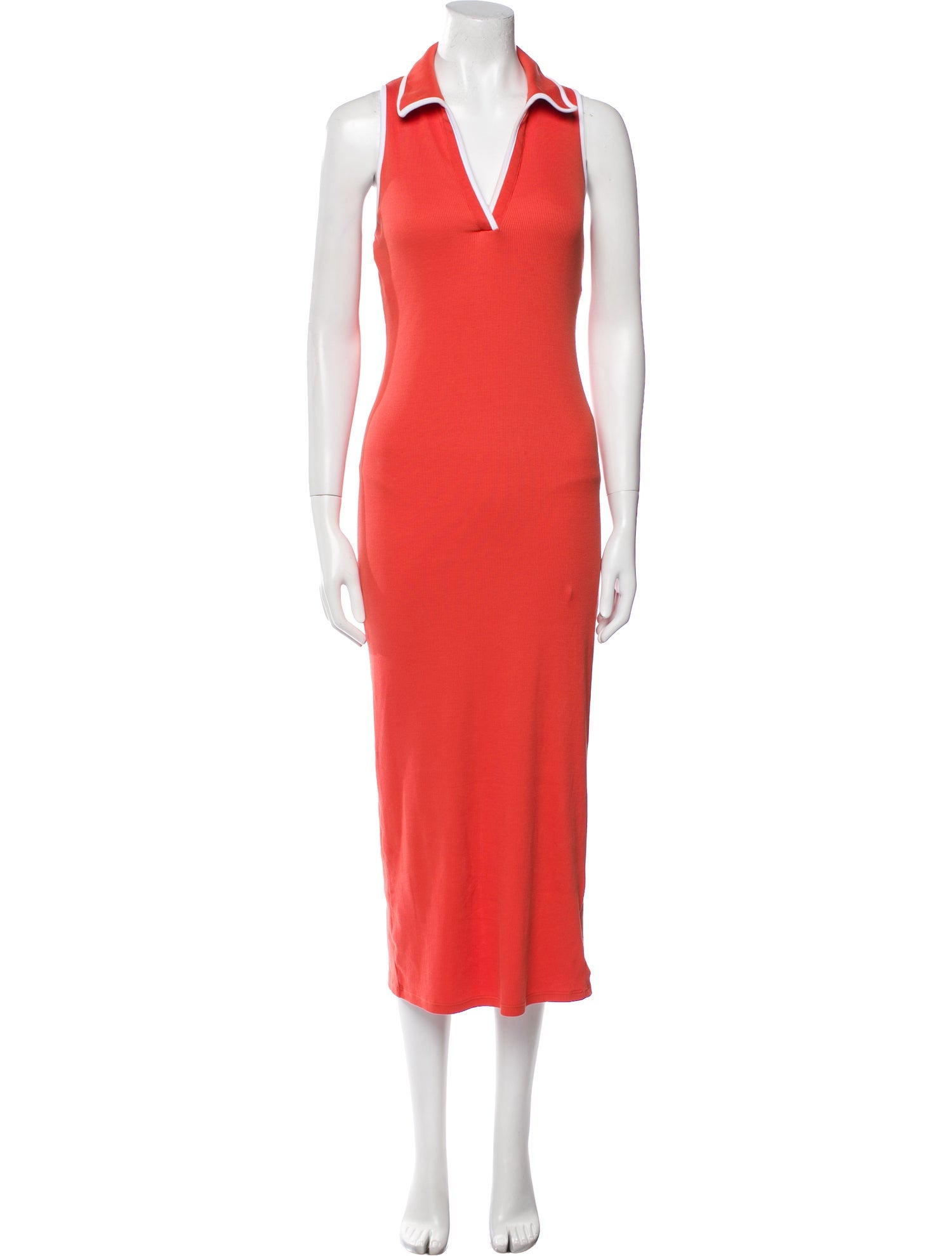 Veronica Beard V-Neck Long Dress