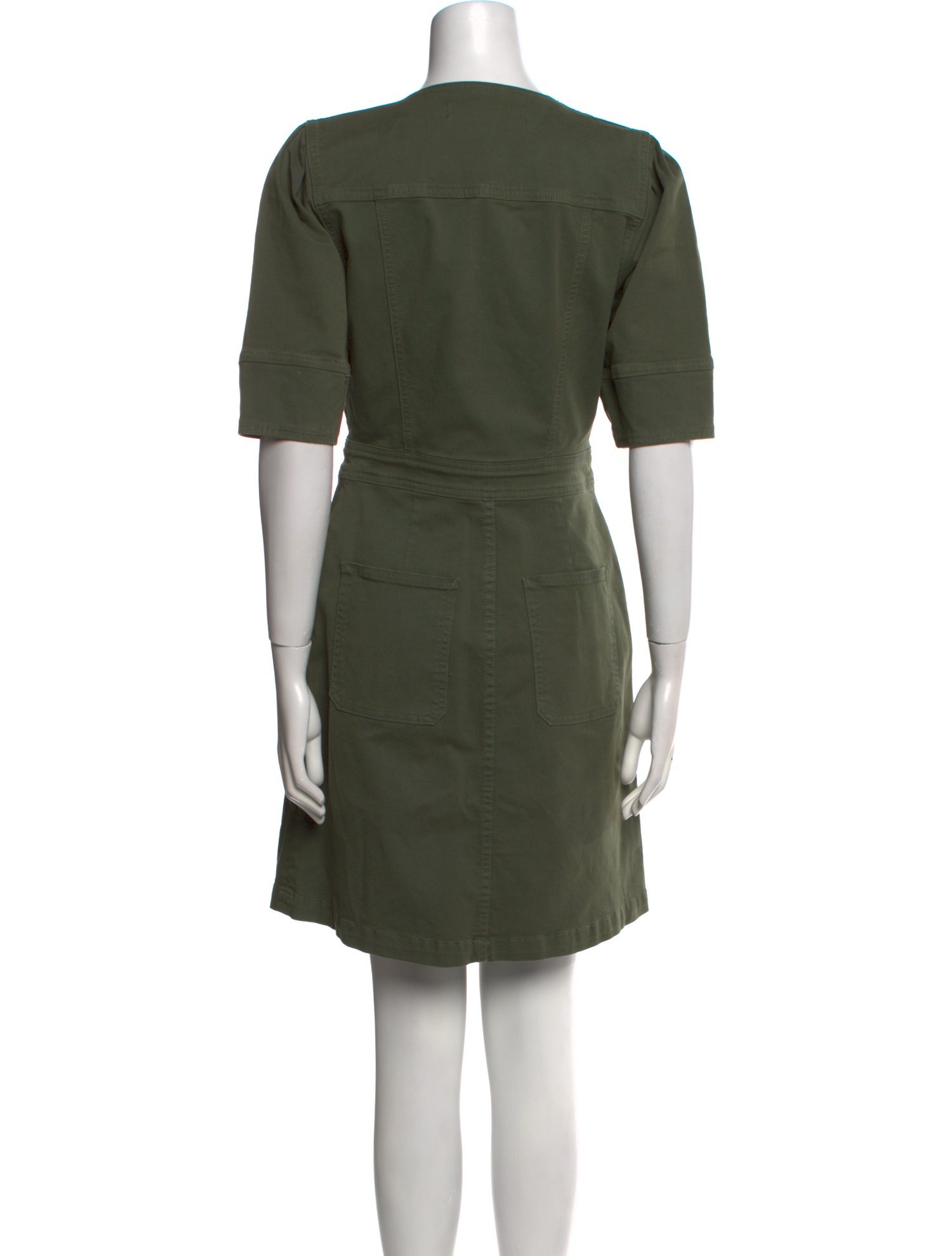 Veronica Beard V-Neck Mini Dress