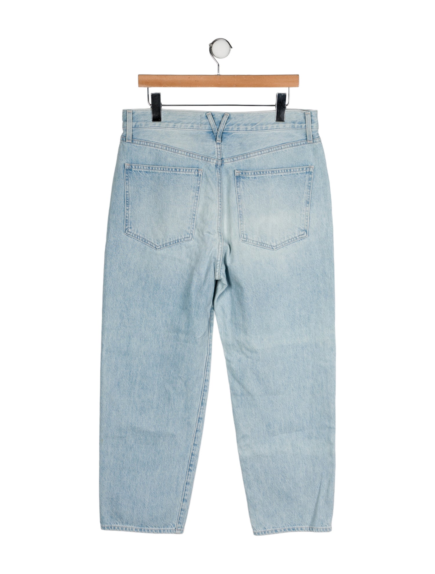 Veronica Beard High-Rise Straight Leg Jeans