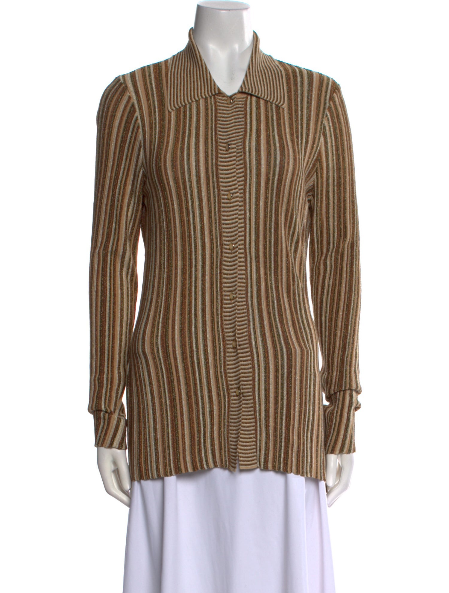Veronica Beard Striped V-Neck Sweater w/ Tags