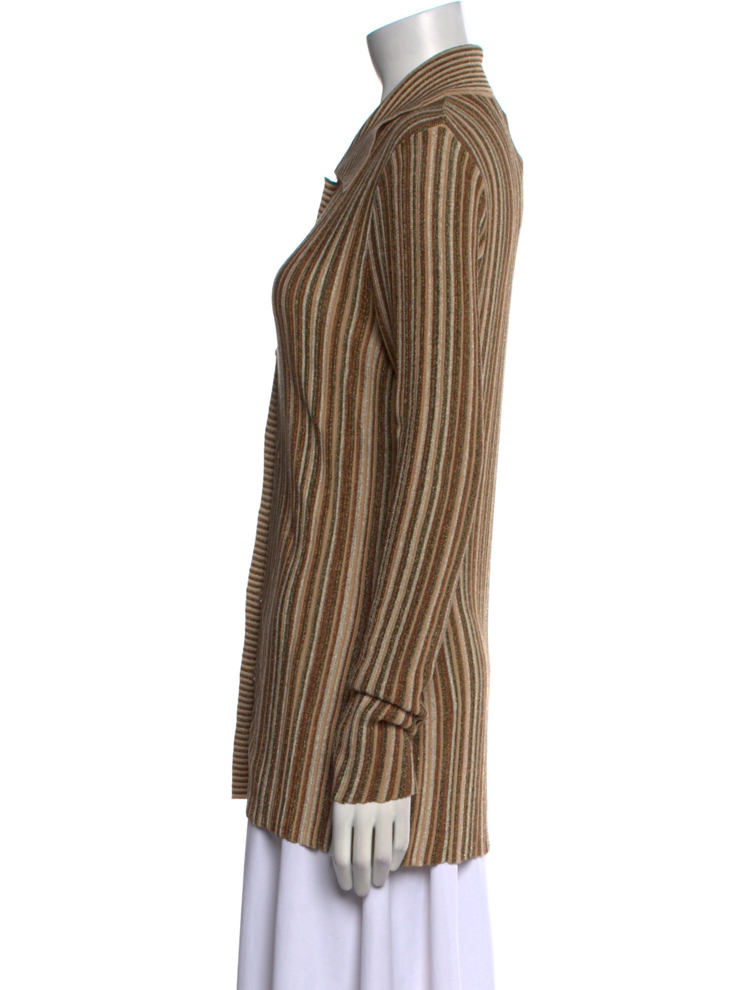 Veronica Beard Striped V-Neck Sweater w/ Tags