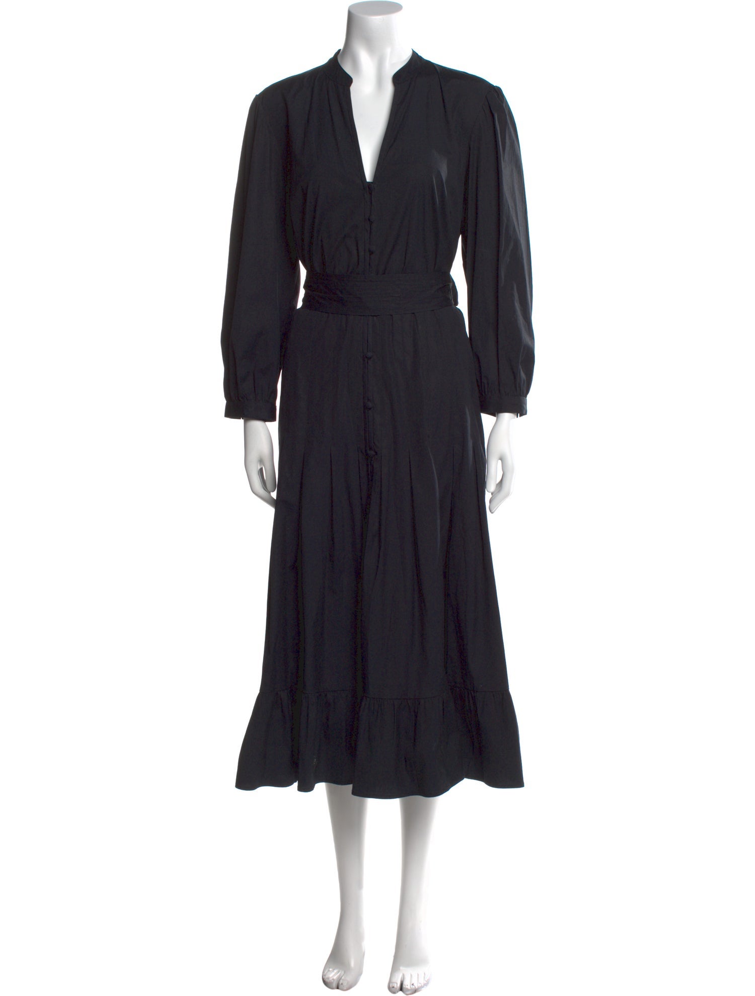 Veronica Beard V-Neck Midi Length Dress