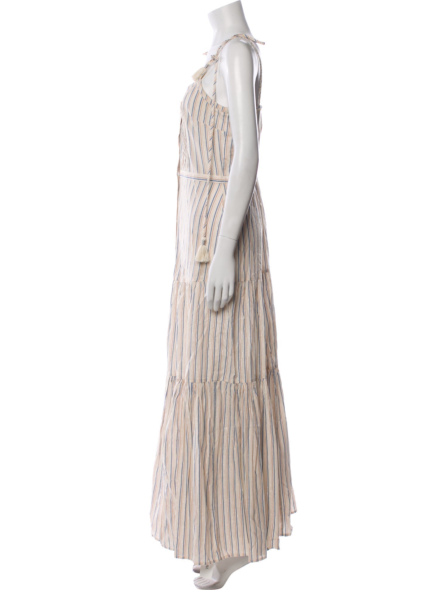Veronica Beard Striped Long Dress
