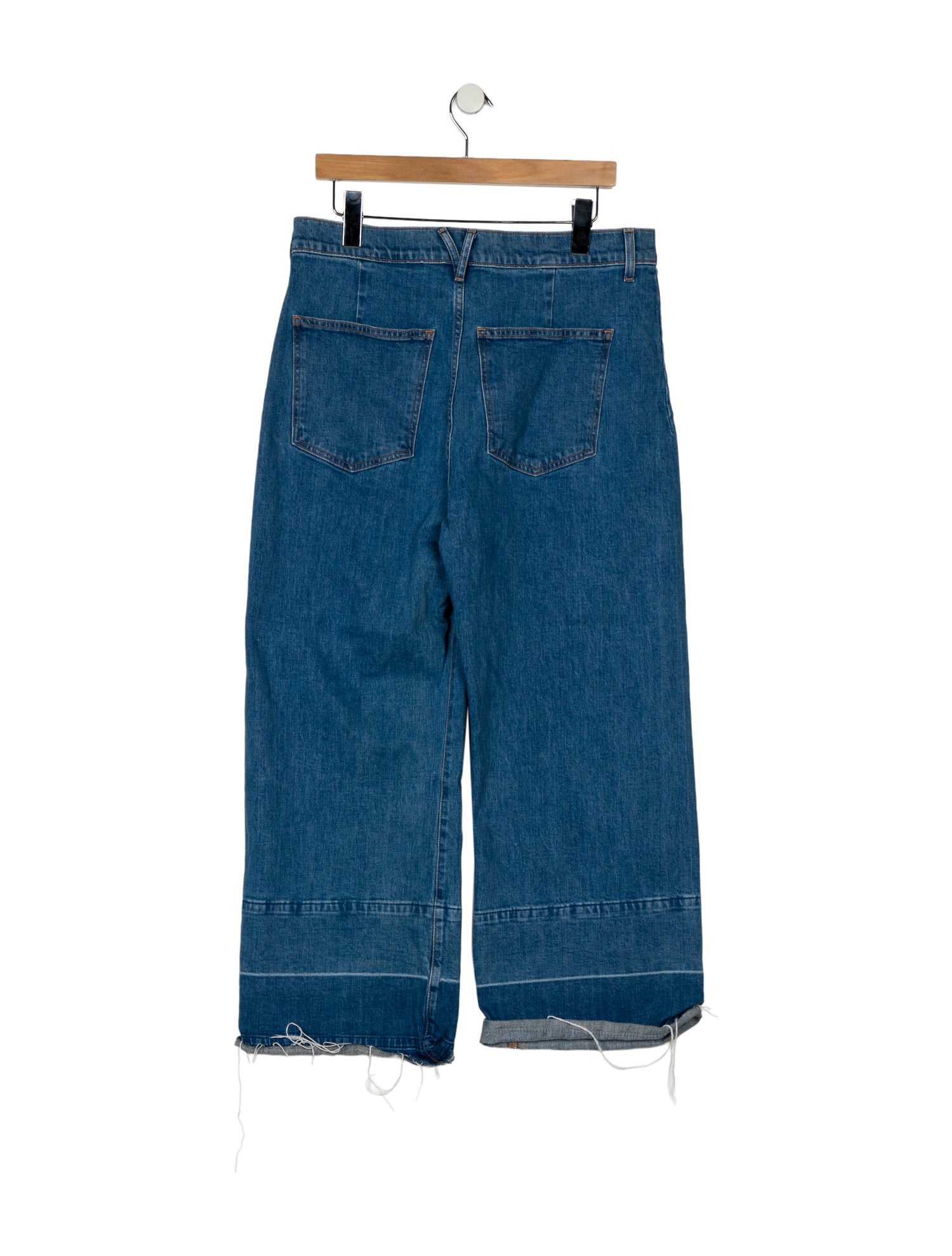 Veronica Beard High-Rise Wide Leg Jeans