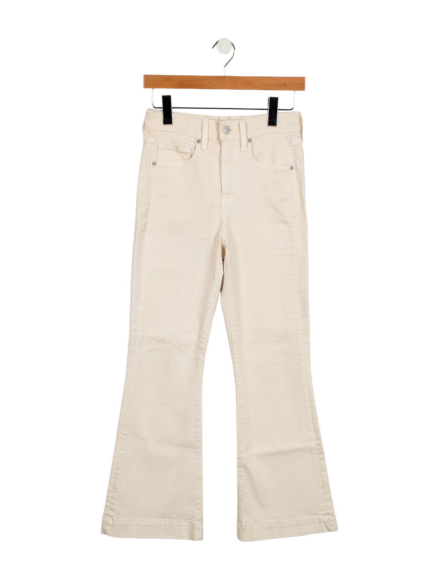 Veronica Beard Mid-Rise Wide Leg Jeans
