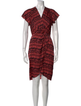 Veronica Beard Silk Knee-Length Dress